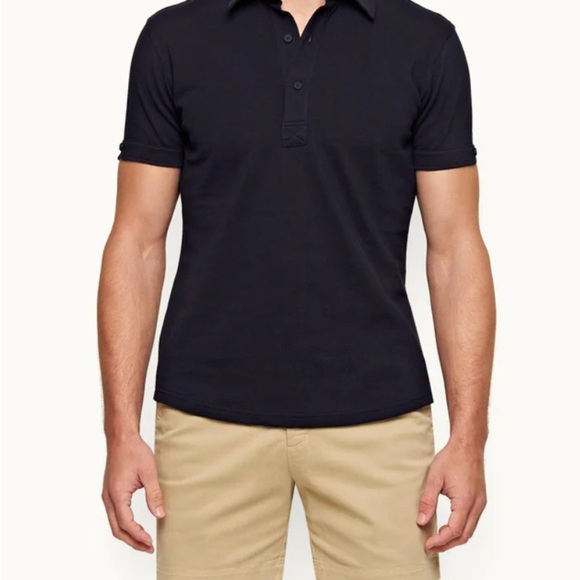 Orlebar Brown Other - Orlebar Brown Sebastian Polo Shirt Navy Blue | 100% Size M